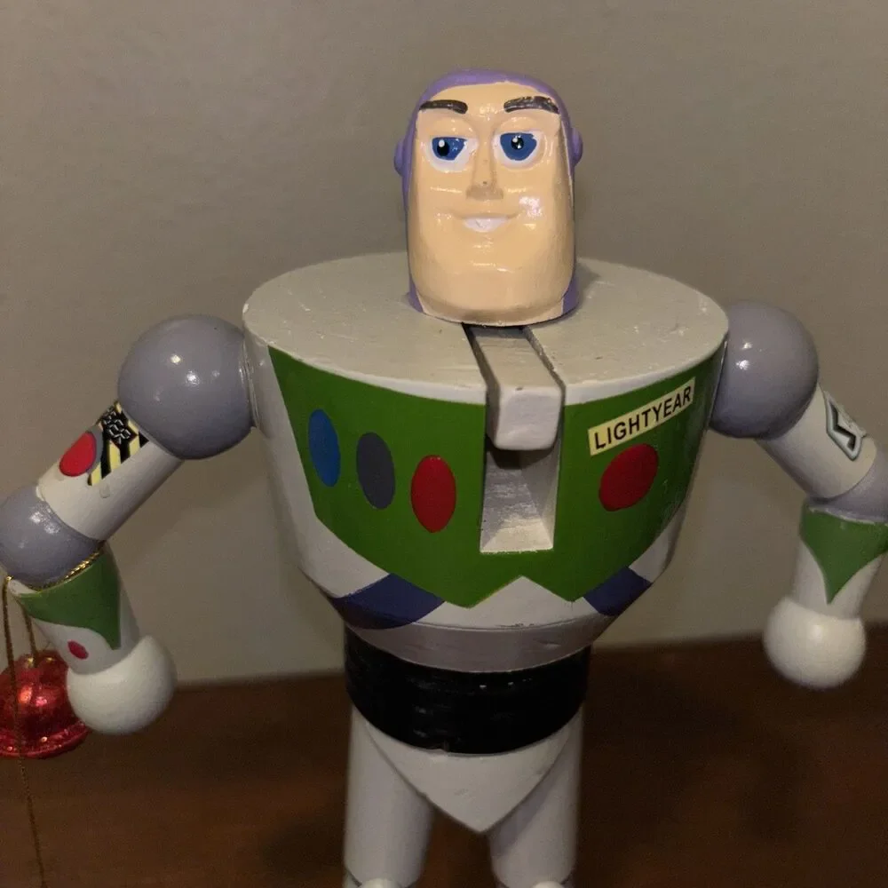 Kurt Adler 11-Inch Disney Buzz Light Year Nutcracker Grey/Green